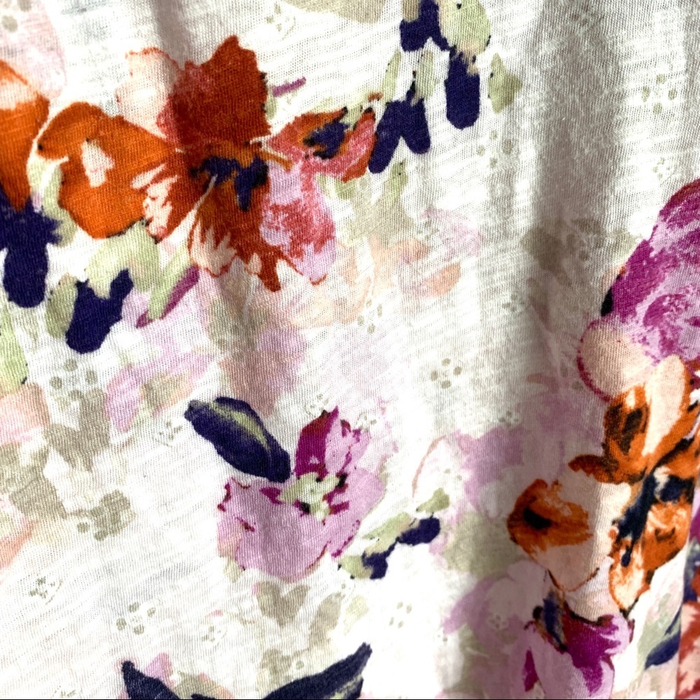 Anthropologie Akemi + Kin Ayana Peasant Floral Top - Picture 7 of 12